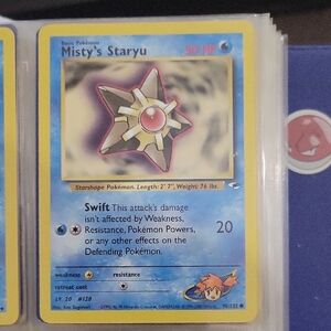 Pokemon Card Misty's Staryu